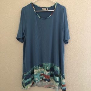 LOGO - Lori Goldstein knit top size XL